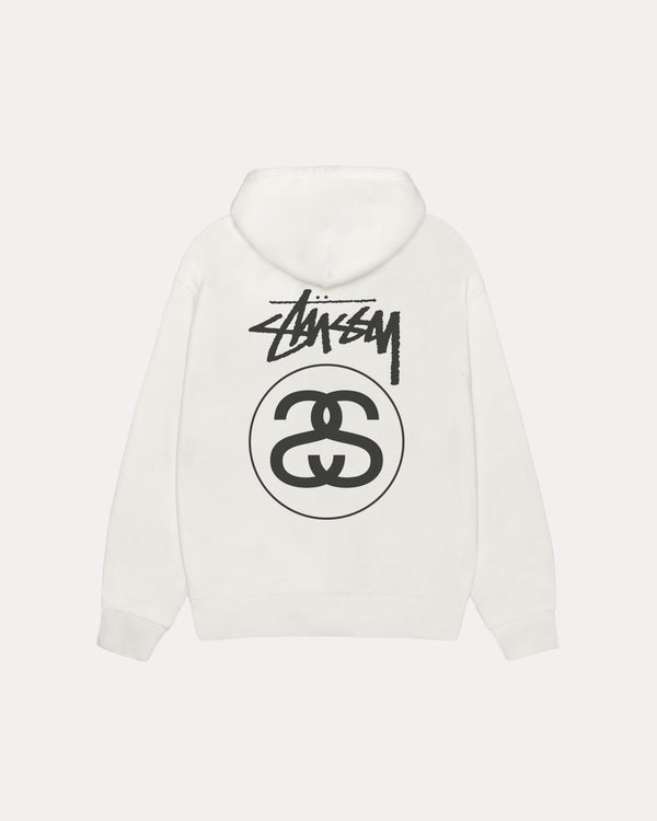 SUDADERA CON CAPUCHA Y CREMALLERA STOCK LINK TEÑIDA CON PIGMENTOS