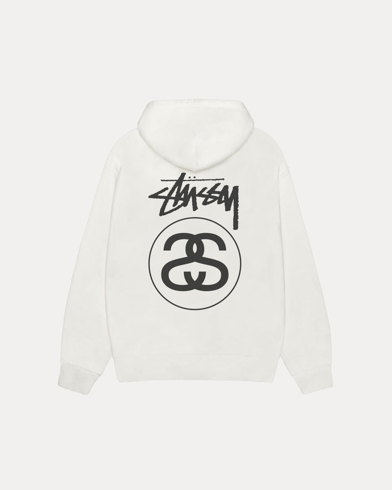 SUDADERA CON CAPUCHA Y CREMALLERA STOCK LINK TEÑIDA CON PIGMENTOS