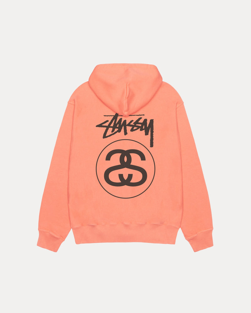 SUDADERA CON CAPUCHA Y CREMALLERA STOCK LINK TEÑIDA CON PIGMENTOS