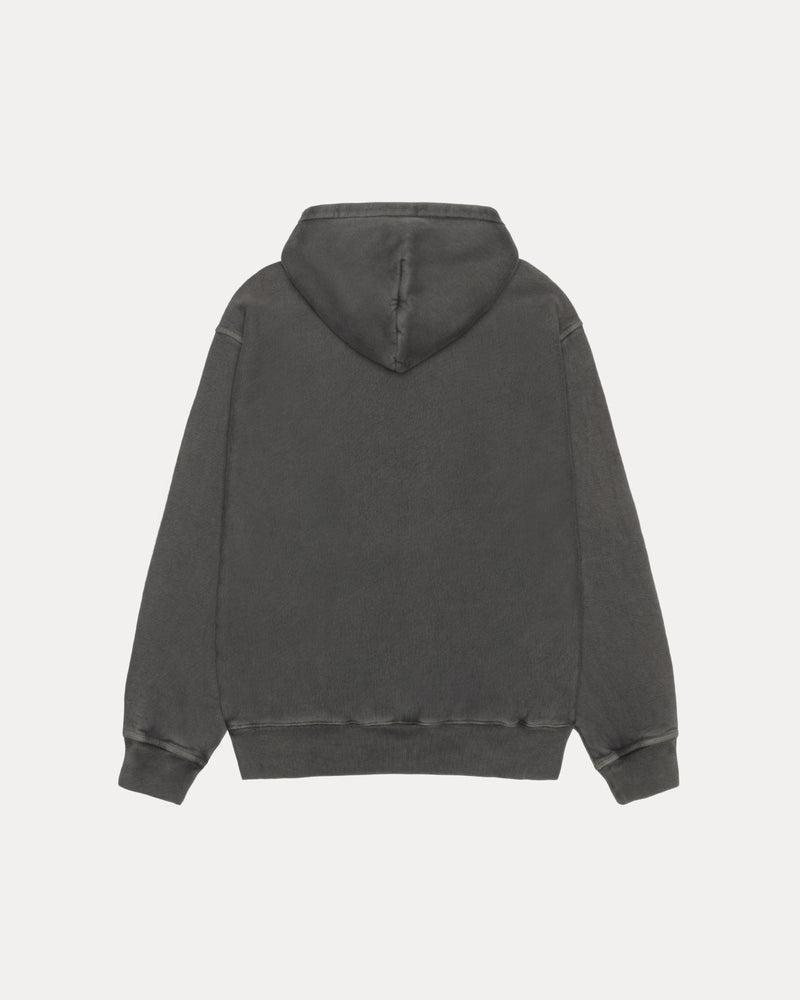 Sudadera con capucha y cremallera STÜSSY WEAR teñida con pigmentos