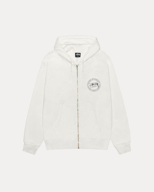 Sudadera con capucha y cremallera STÜSSY WEAR teñida con pigmentos