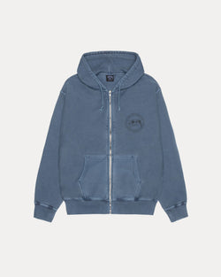 Sudadera con capucha y cremallera STÜSSY WEAR teñida con pigmentos