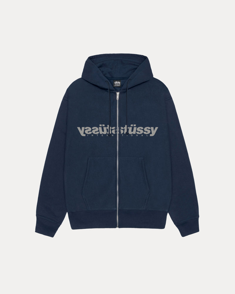 SUDADERA CON CAPUCHA Y CREMALLERA CON ESPEJO