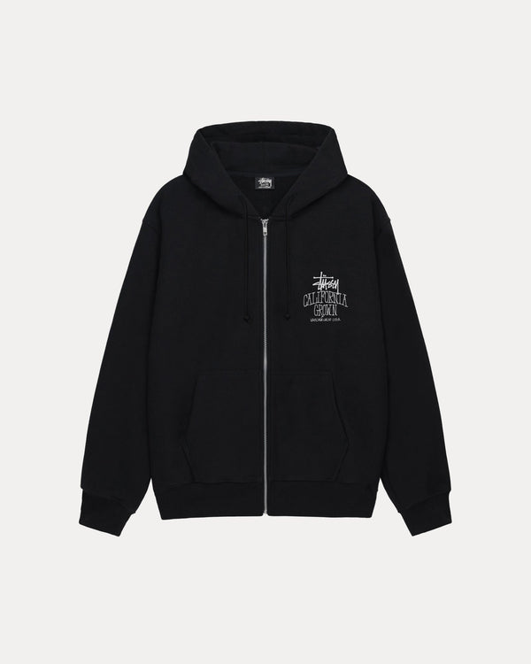 SUDADERA CON CAPUCHA Y CREMALLERA CALI GROWN