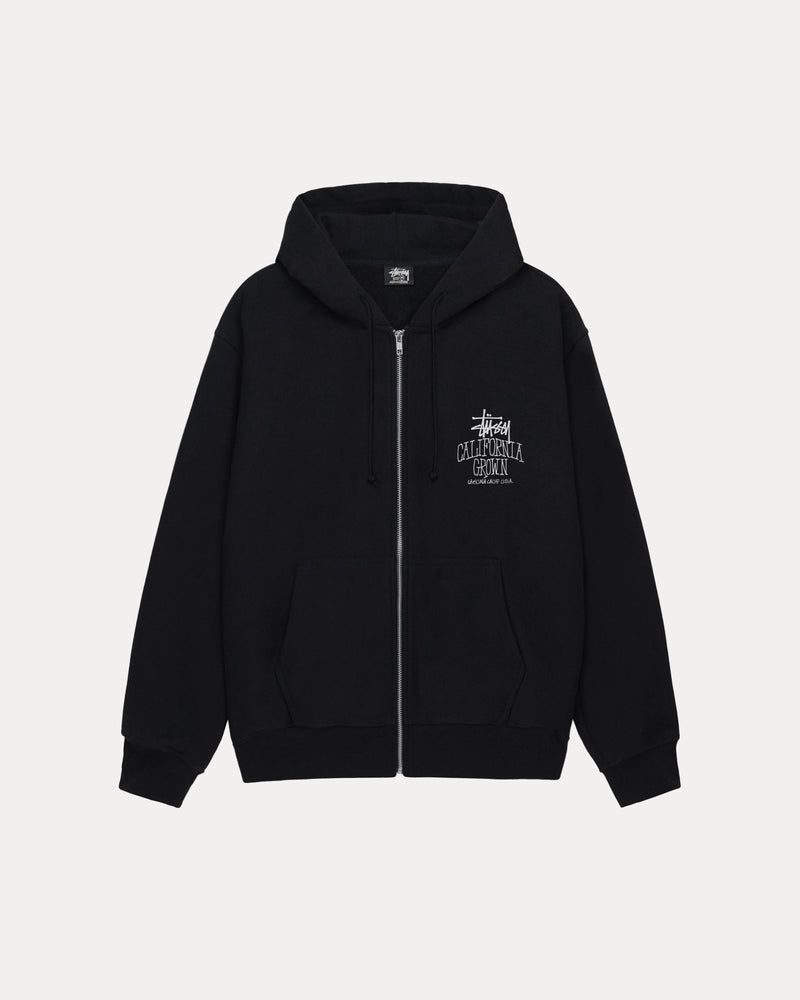 SUDADERA CON CAPUCHA Y CREMALLERA CALI GROWN