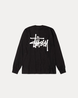 CAMISETA BÁSICA STÜSSY DE MANGA LARGA TEÑIDA CON PIGMENTOS