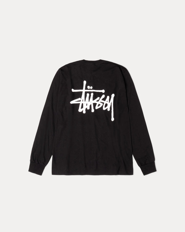 CAMISETA BÁSICA STÜSSY DE MANGA LARGA TEÑIDA CON PIGMENTOS