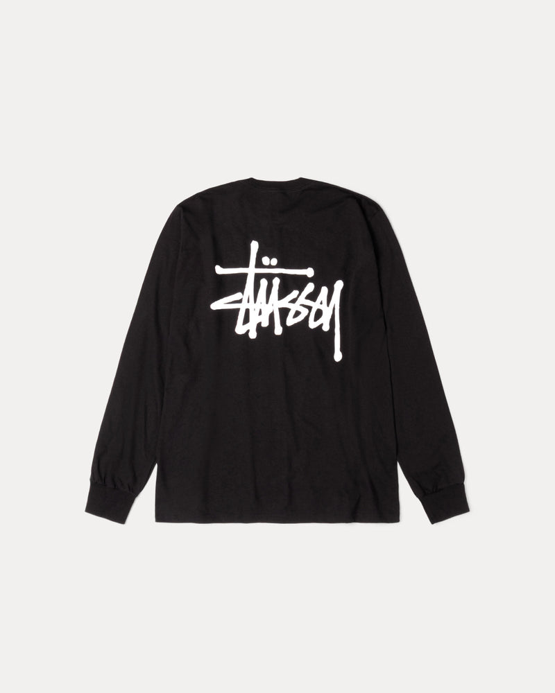 CAMISETA BÁSICA STÜSSY DE MANGA LARGA TEÑIDA CON PIGMENTOS