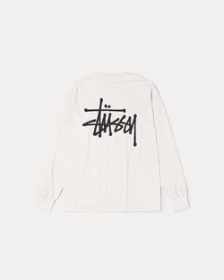 CAMISETA BÁSICA STÜSSY DE MANGA LARGA TEÑIDA CON PIGMENTOS