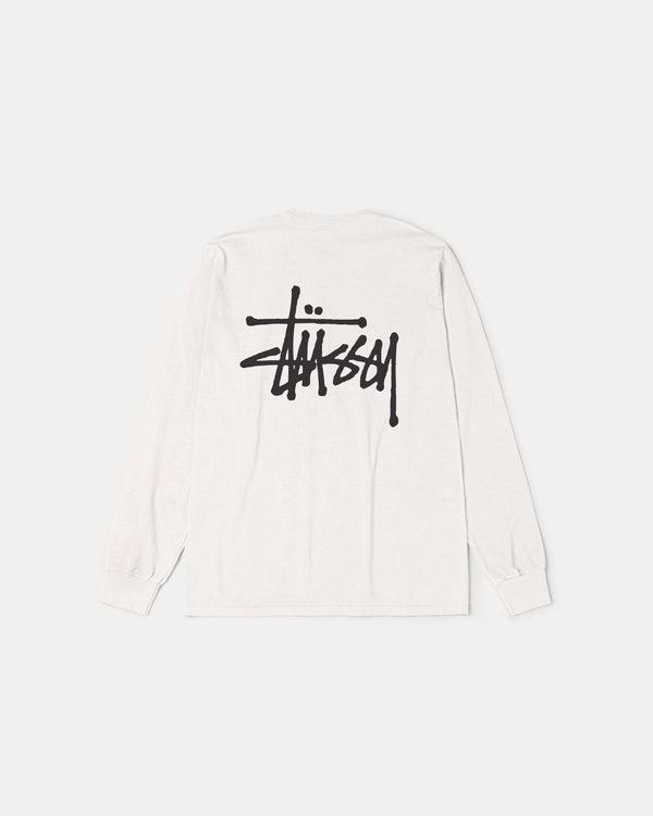 CAMISETA BÁSICA STÜSSY DE MANGA LARGA TEÑIDA CON PIGMENTOS