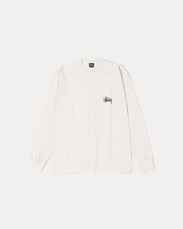 CAMISETA BÁSICA STÜSSY DE MANGA LARGA TEÑIDA CON PIGMENTOS