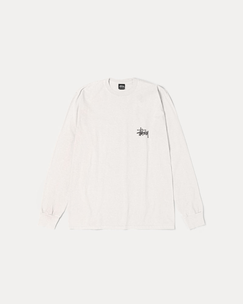CAMISETA BÁSICA STÜSSY DE MANGA LARGA TEÑIDA CON PIGMENTOS
